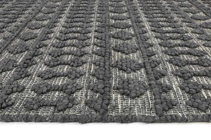 Kaiden Fine Tribal Grey Wool Rug