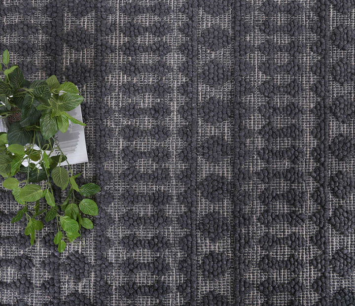 Kaiden Fine Tribal Grey Wool Rug