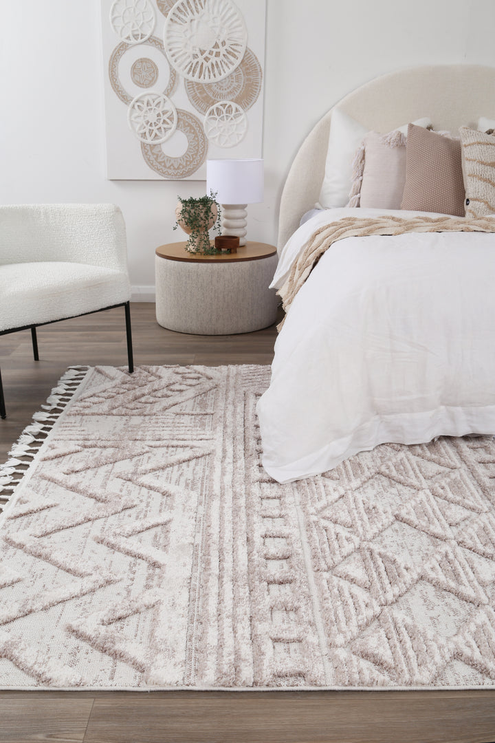 Origin Rita White & Beige Rug