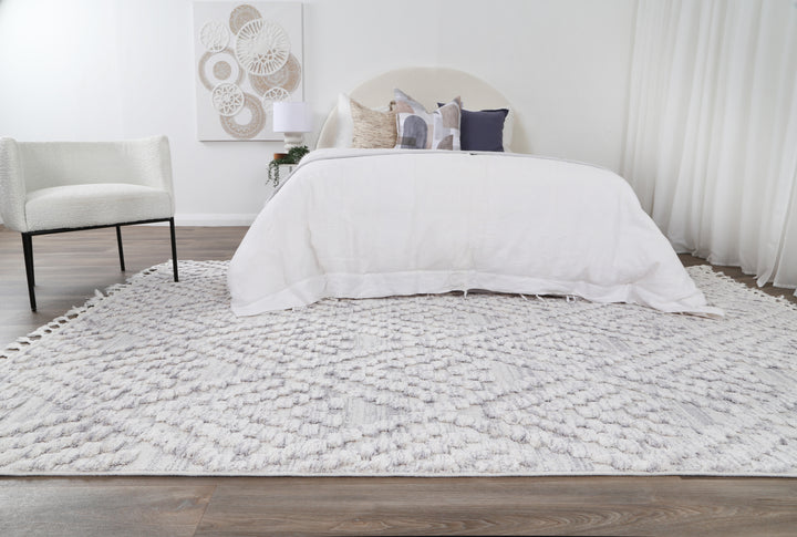 Origin Gizi White & Grey Rug