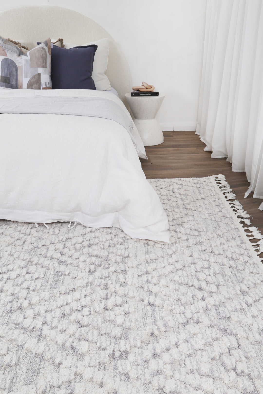 Origin Gizi White & Grey Rug