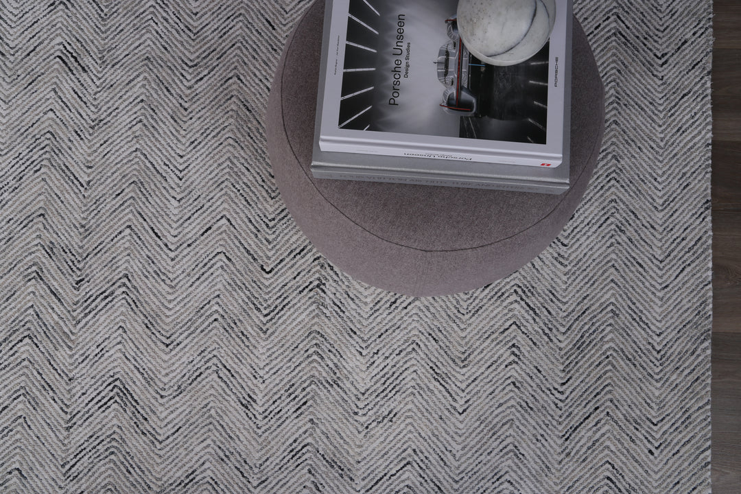 Herringbone Grey Rug
