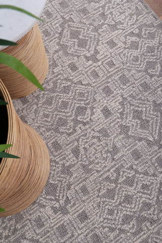 Peru  Ash Tribal Ash Wool Rug