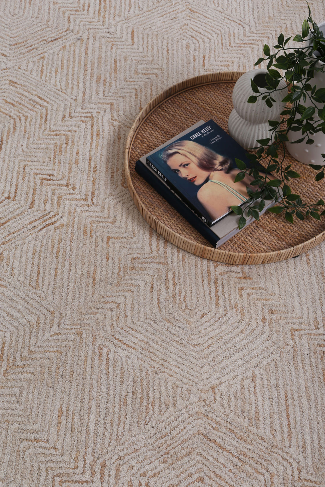 Aquila 06C Beige Rug Wool Rug