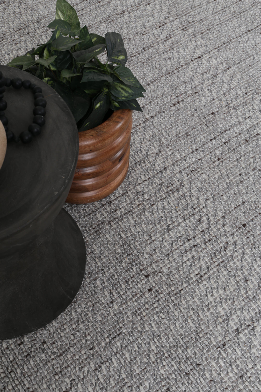 Clara Grey Wool Rug
