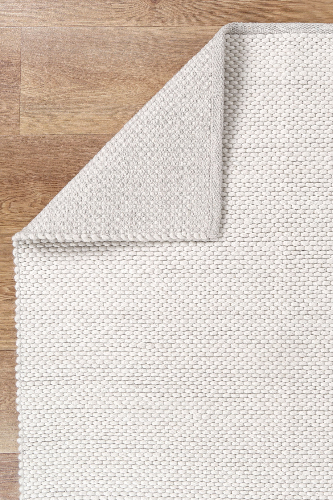 Scandi Contemporary Ivory Wool Rug