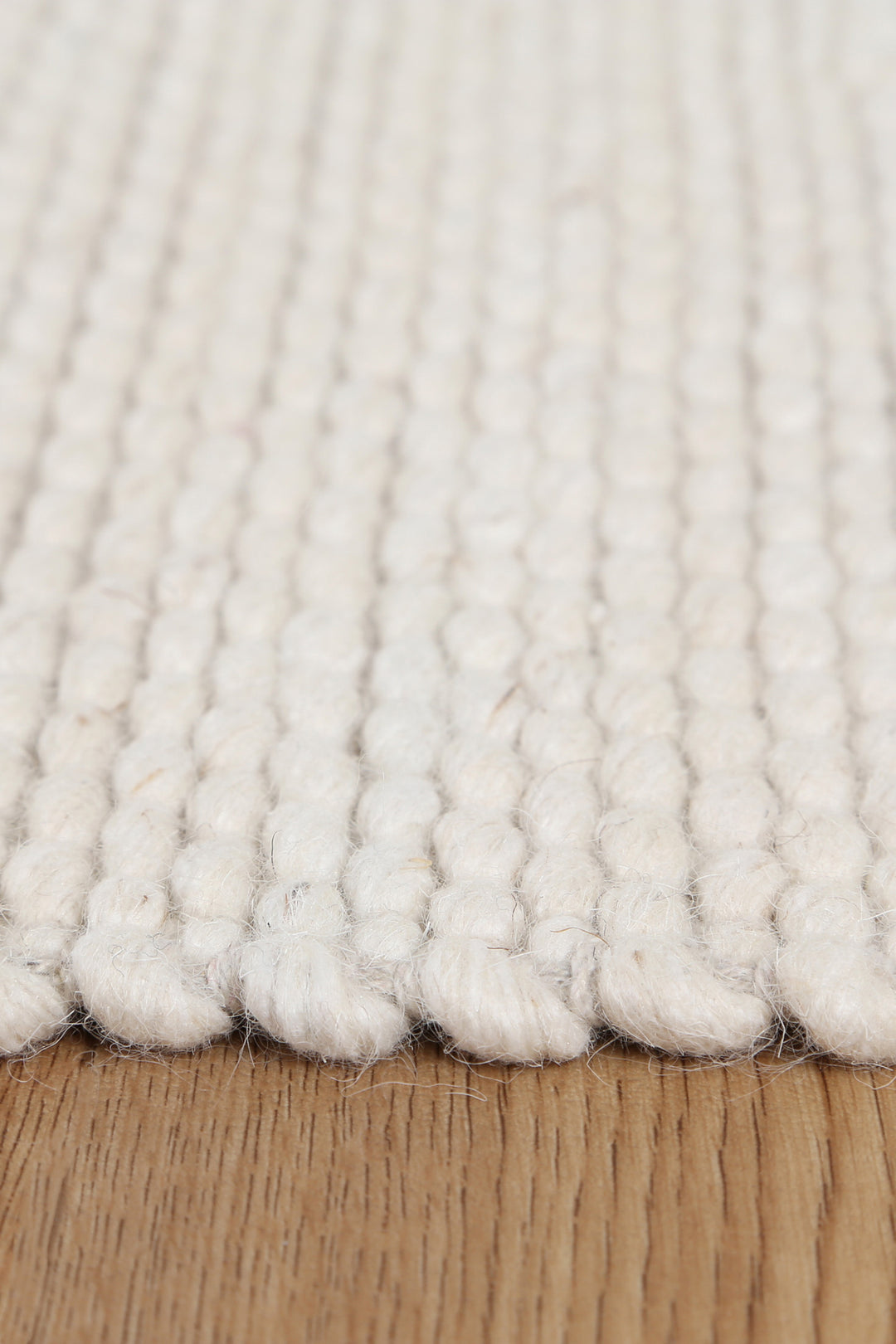 Scandi Contemporary Ivory Wool Rug