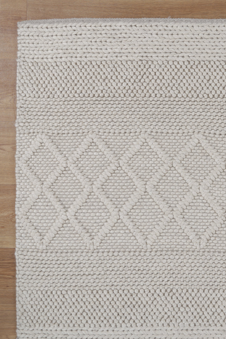 Bella Ivory Wool Rug
