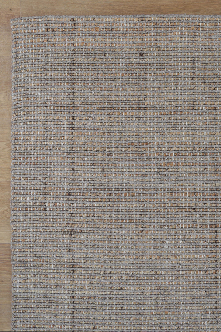 Briar Jute & Wool Light Grey Rug