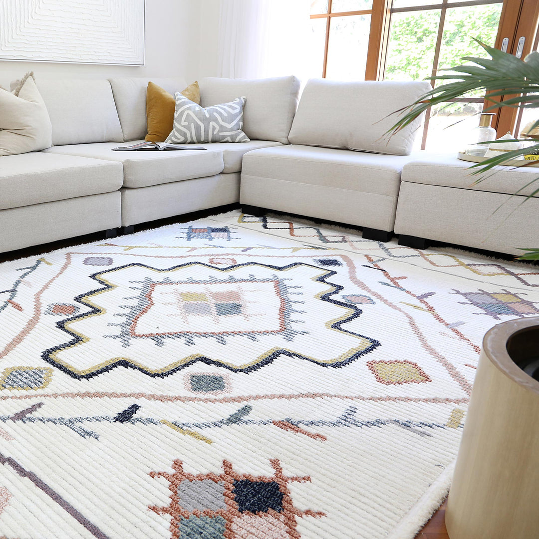 Lulu Veronica White Rug