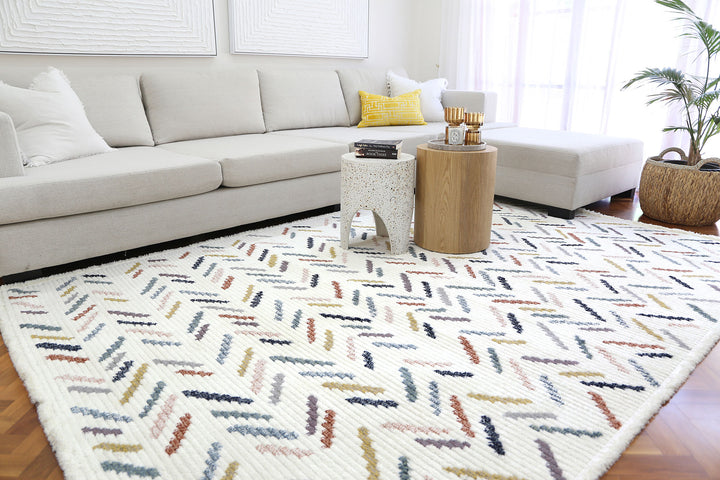 Lulu Anita White Rug