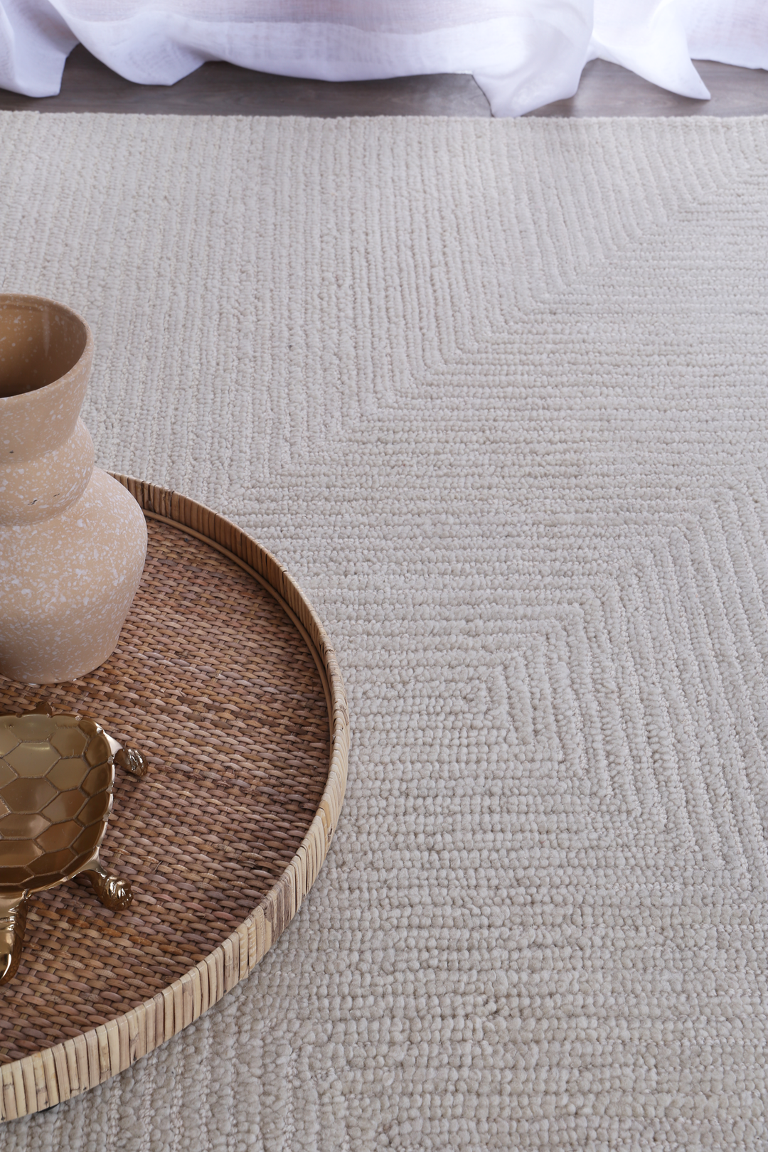 Loren Motley 04 Ivory Wool Rug