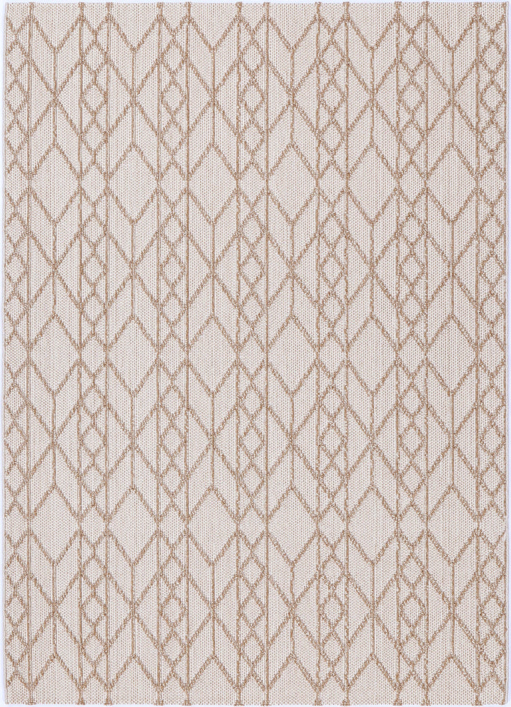 Courtyard Gaia Indoor / Outdoor Beige Rug