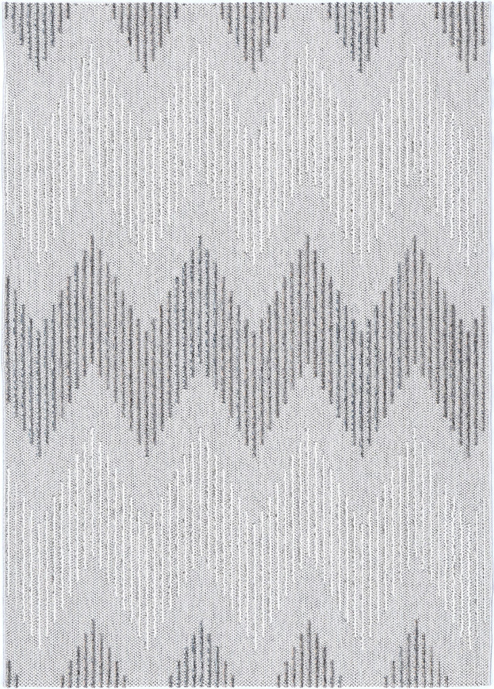 Courtyard Eagle Indoor / Outdoor Grey Rug