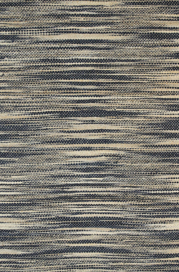 Miko Grey Stipe  Rug