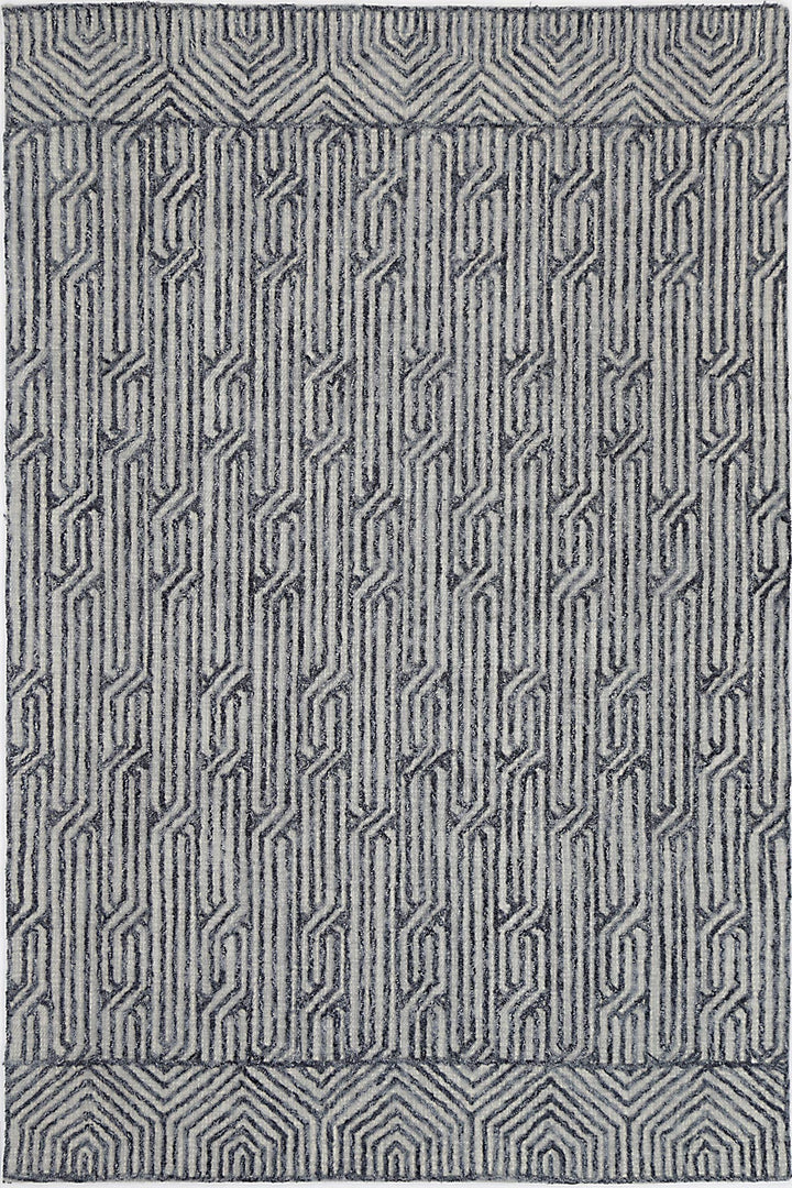 Andalusia  Almeria Blue Contemporary Rug