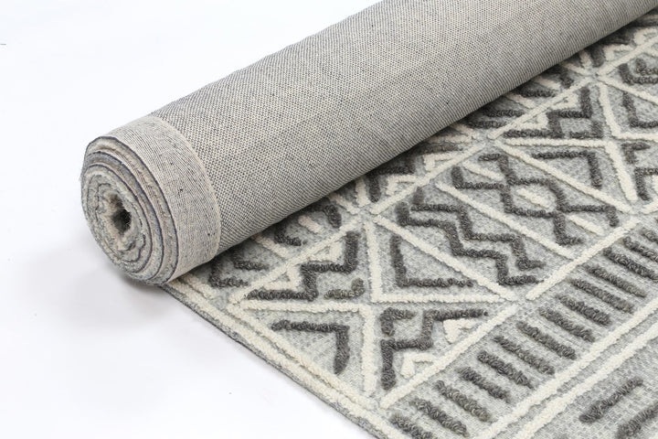 Andalusia  Cordoba Grey Contemporary Rug