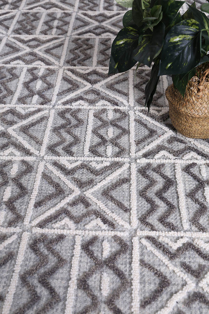 Andalusia  Cordoba Grey Contemporary Rug