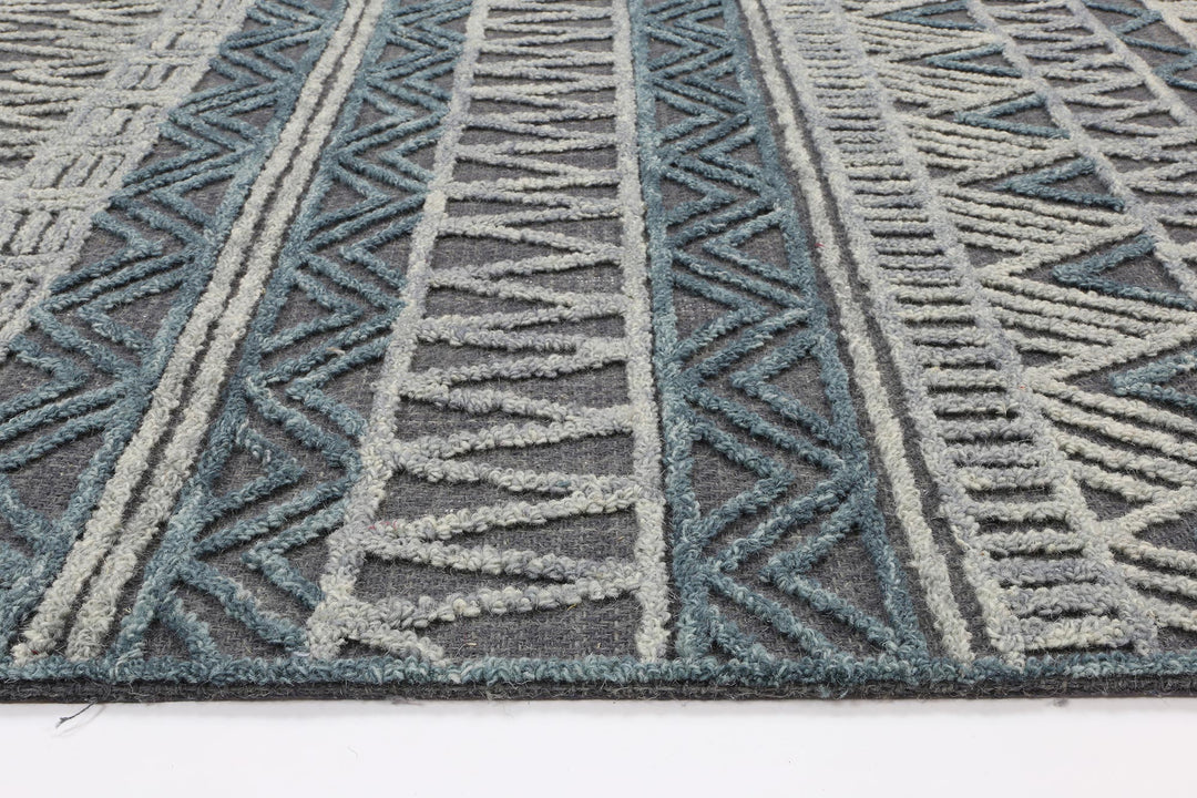 Andalusia  Cazorla Charcoal Contemporary Rug