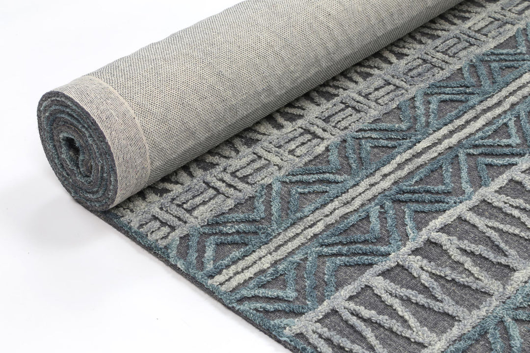 Andalusia  Cazorla Charcoal Contemporary Rug
