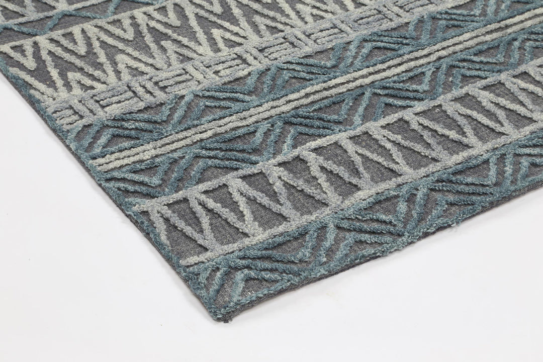 Andalusia  Cazorla Charcoal Contemporary Rug