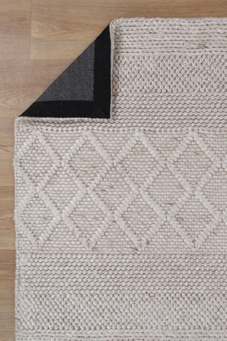 Bella Textured Multi Weave Natural Wool Rug
