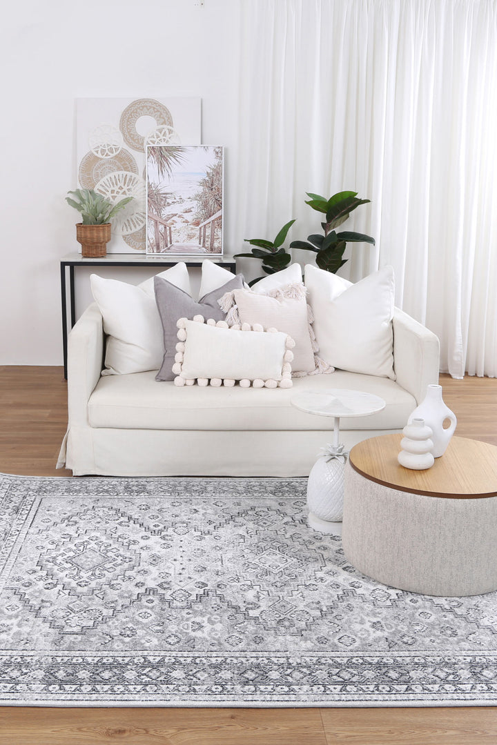 Haven Mundra Grey Tribal Soft Rug