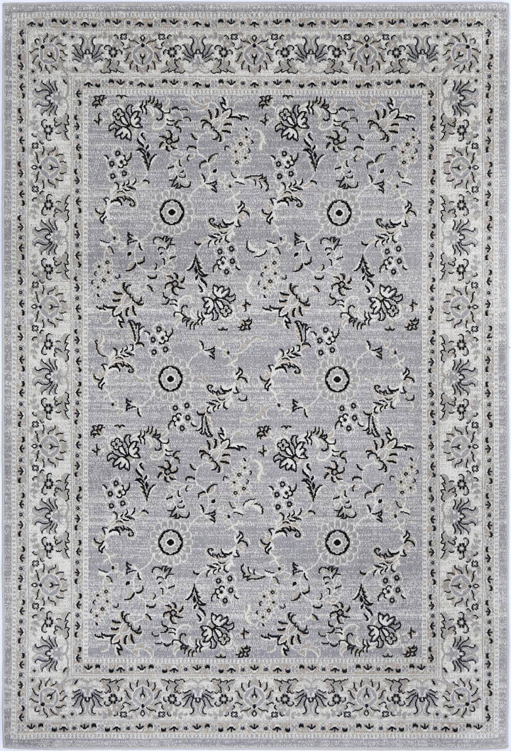 Haven Hamburg Grey Traditional  Rug