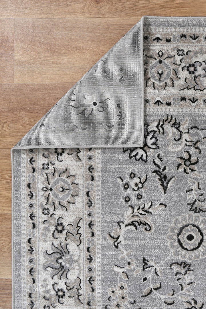 Haven Hamburg Grey Traditional  Rug