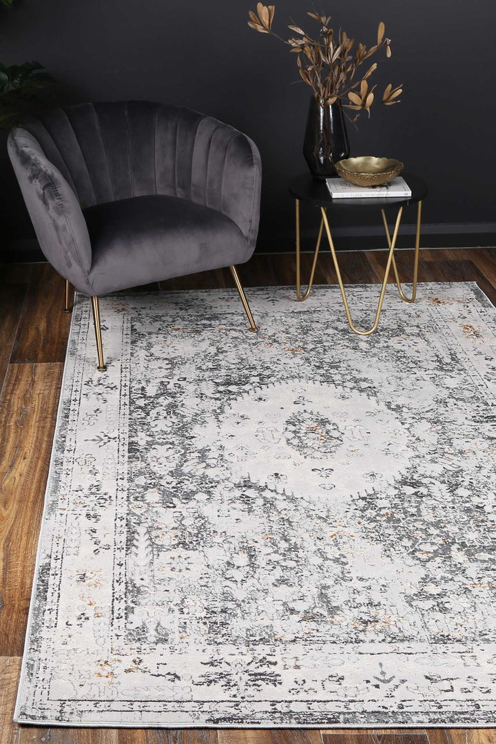 Madison Traditional Grey Rug