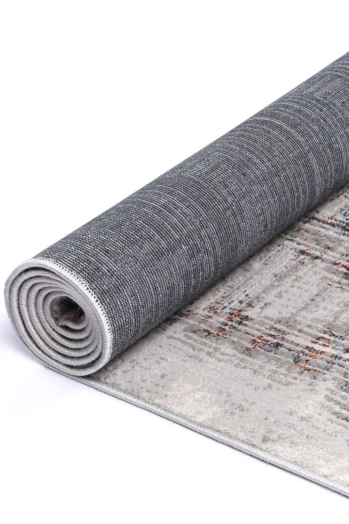 Madison Grey Multi Diamond Transitional Rug