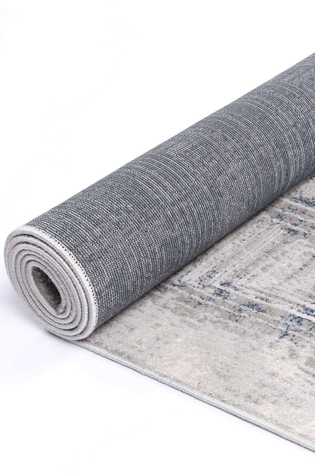 Madison Grey Blue Diamond Rug
