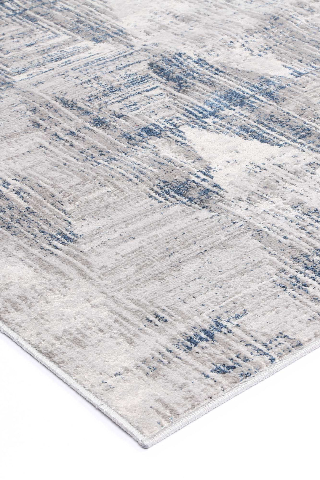 Madison Grey Blue Diamond Rug