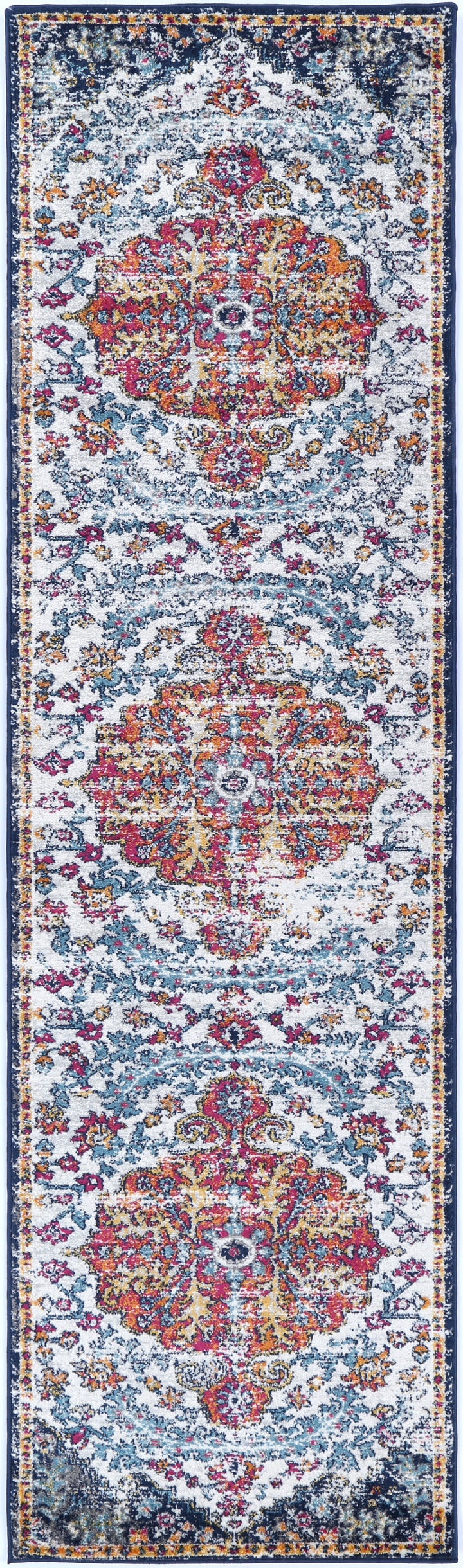 Providence Oriental Blue Terracotta Rug