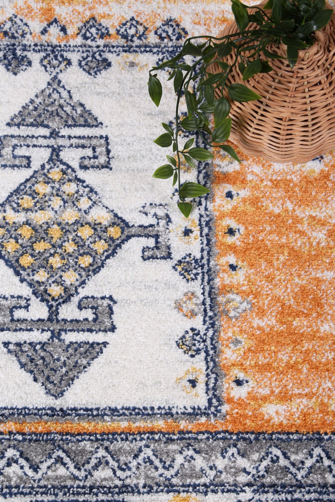 Providence Terracotta Cream Rug