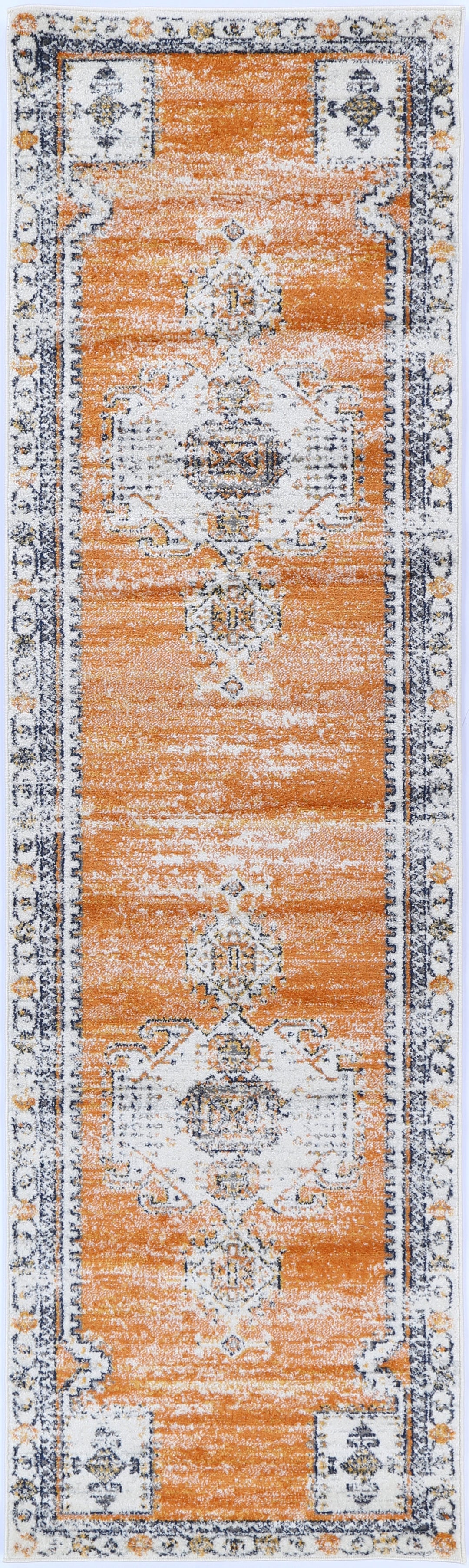 Providence Terracotta Cream Rug