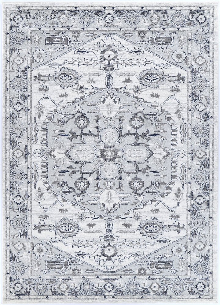 Gaul Grey White Rug