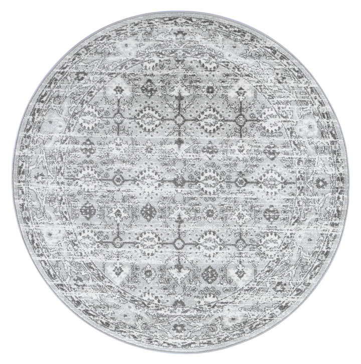 Marseille Grey White Ancient Rug