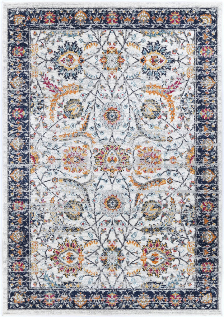 Providence Cream Blue Rug