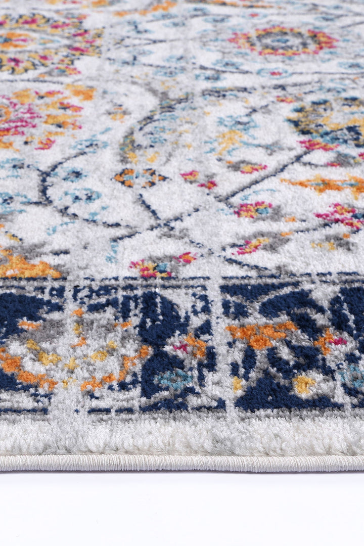 Providence Cream Blue Rug