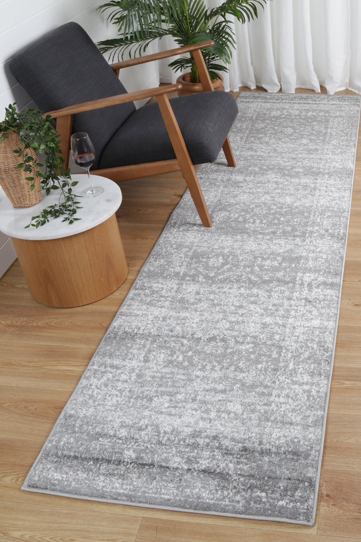 Louis Grey Transitional Rug