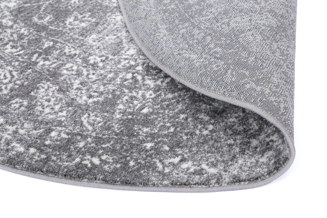 Louis Grey Transitional Rug
