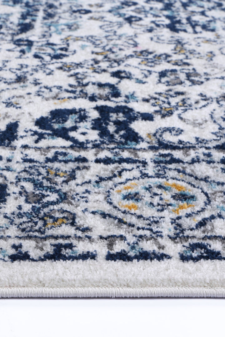 Alpes Navy Multi Traditional Rug