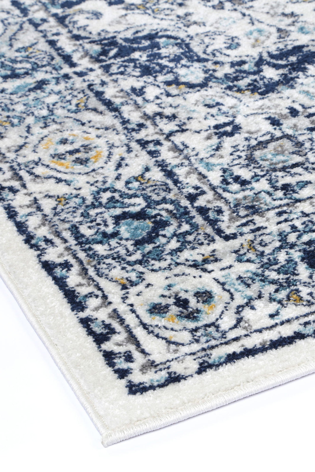 Alpes Navy Multi Traditional Rug