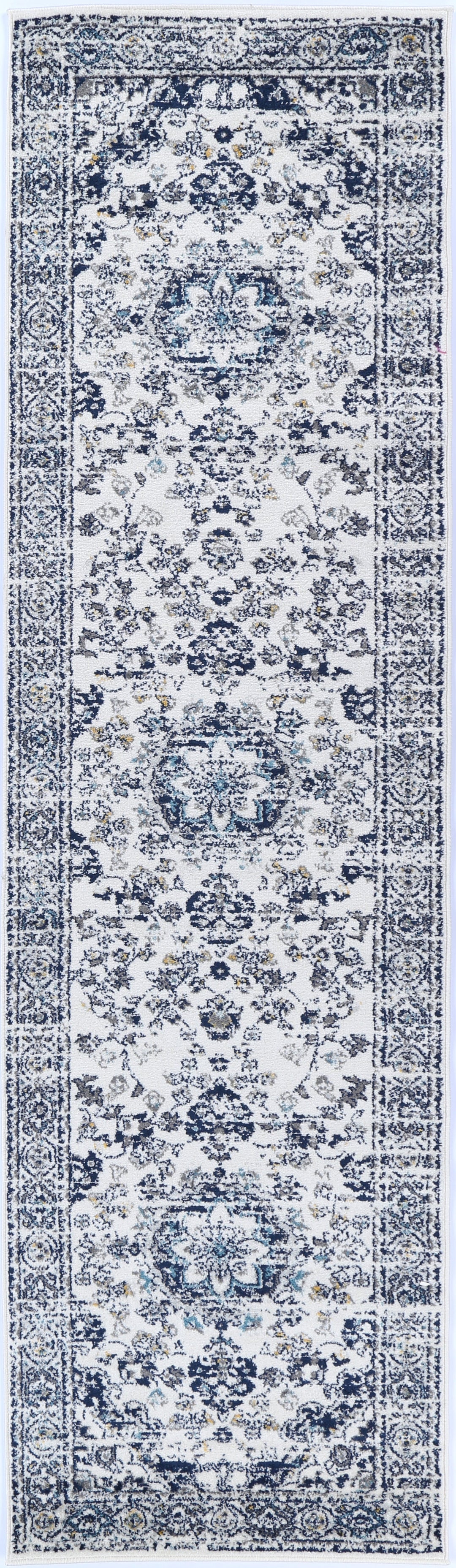 Alpes Navy Multi Traditional Rug