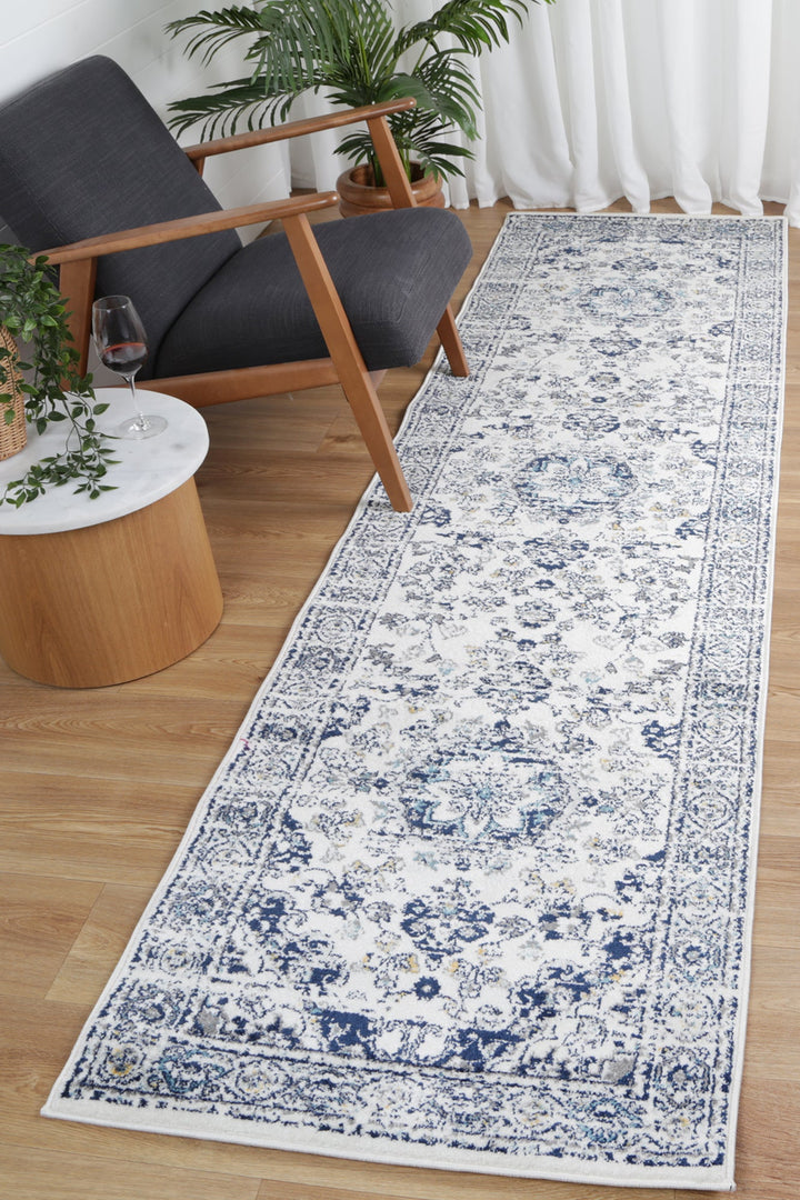 Alpes Navy Multi Traditional Rug