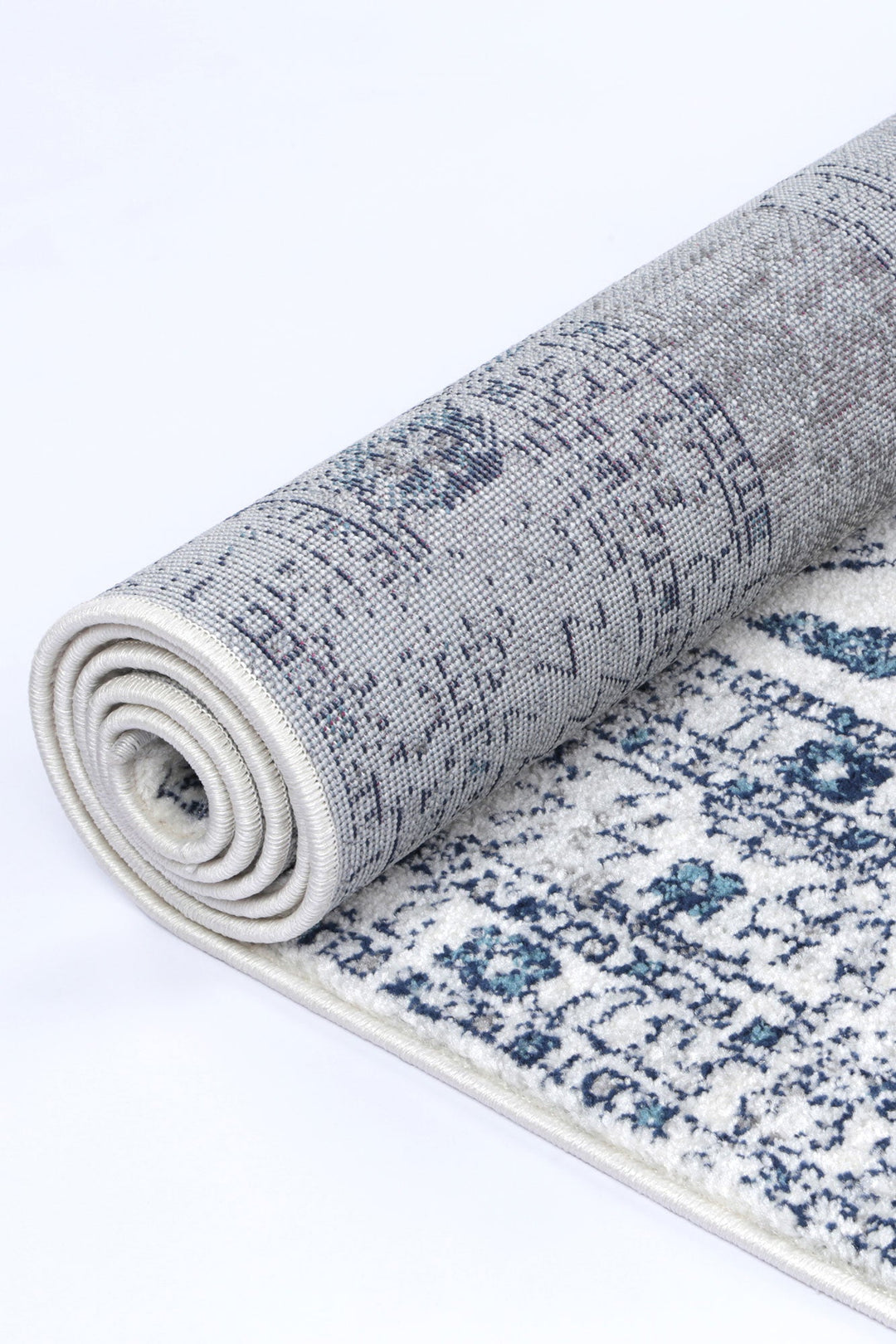 Estve Navy Cream Ancient Rug