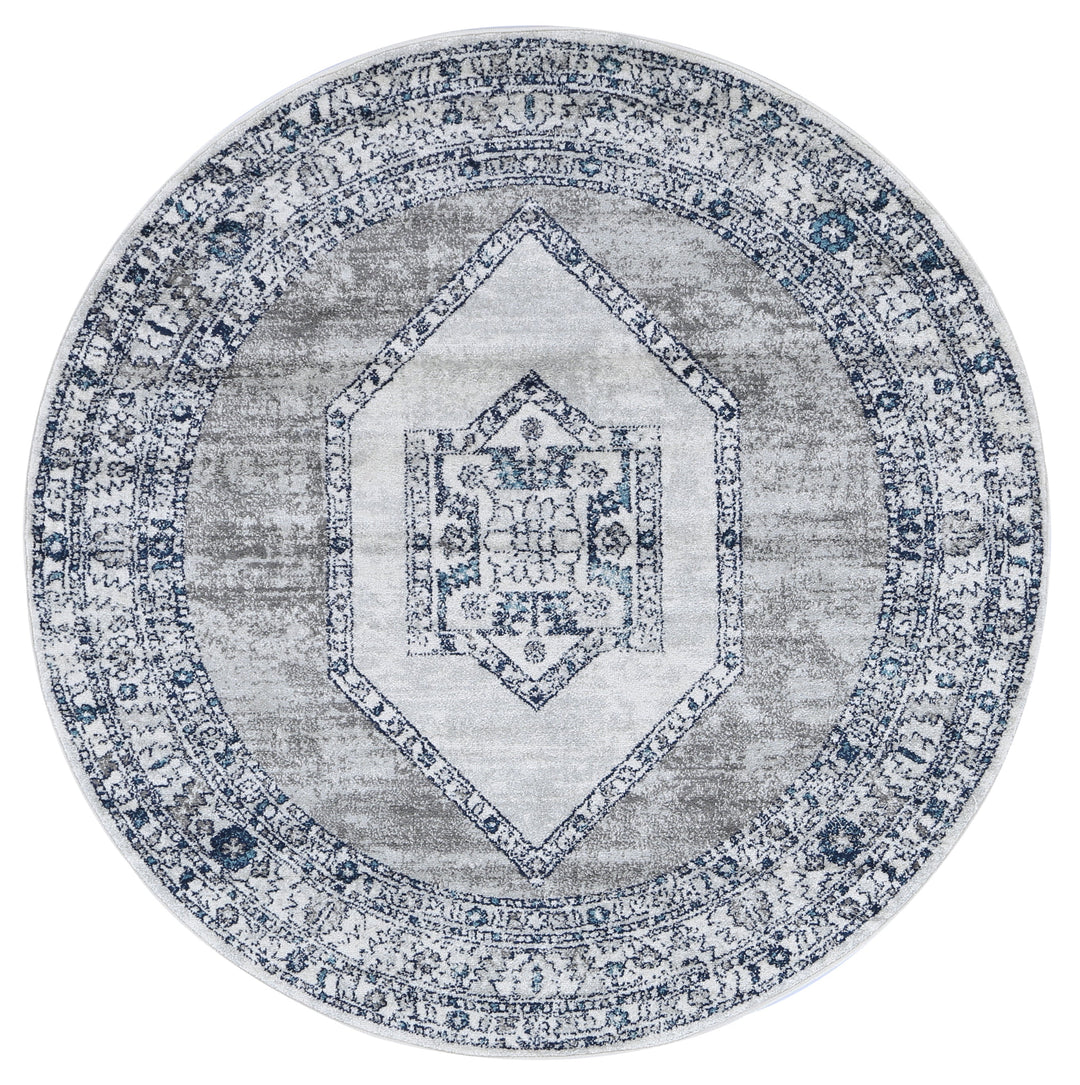 Estve Navy Cream Ancient Rug