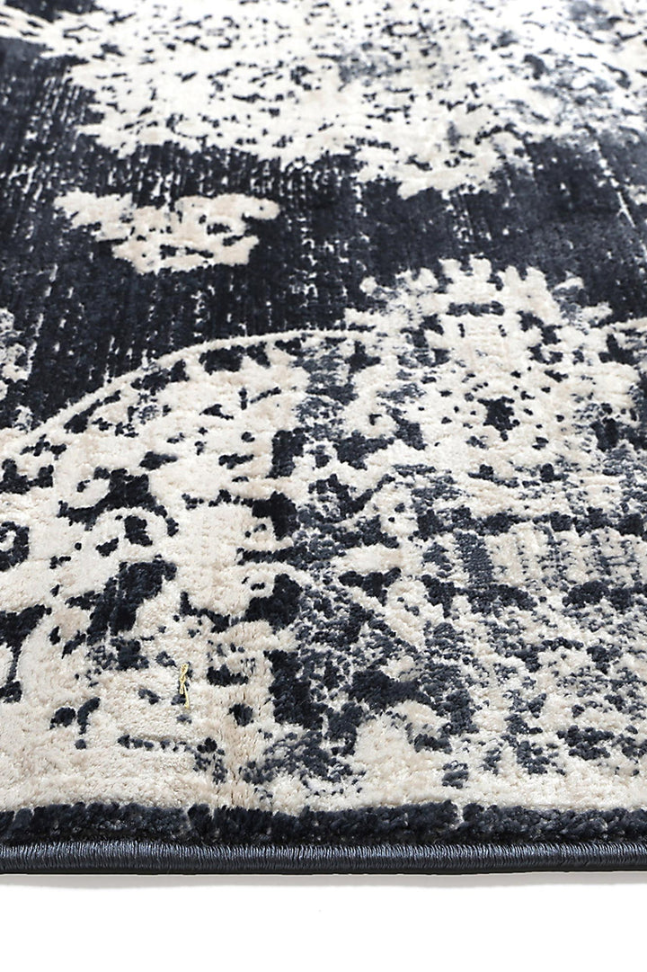Eliza Medallion Navy Rug
