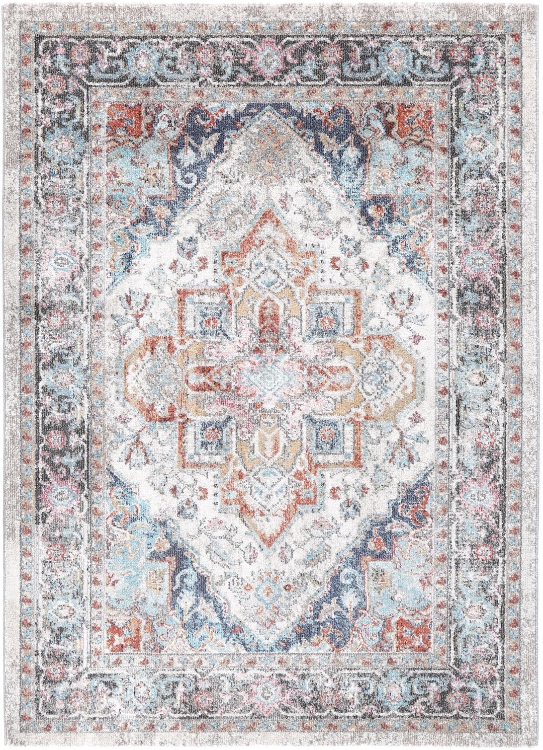 June Yanet Ivory & Multi Rug